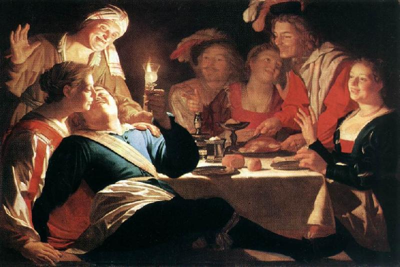 HONTHORST, Gerrit van The Prodigal Son af